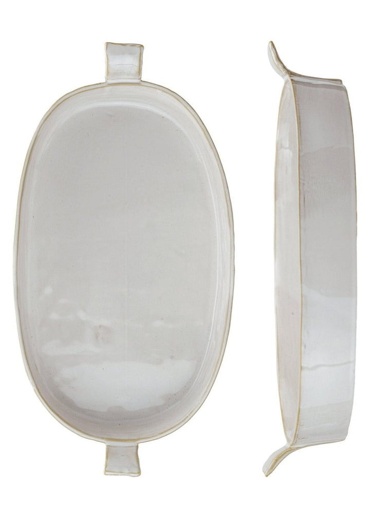 Stoneware Baker, Set of 2 - Clementine Home Floral Gift