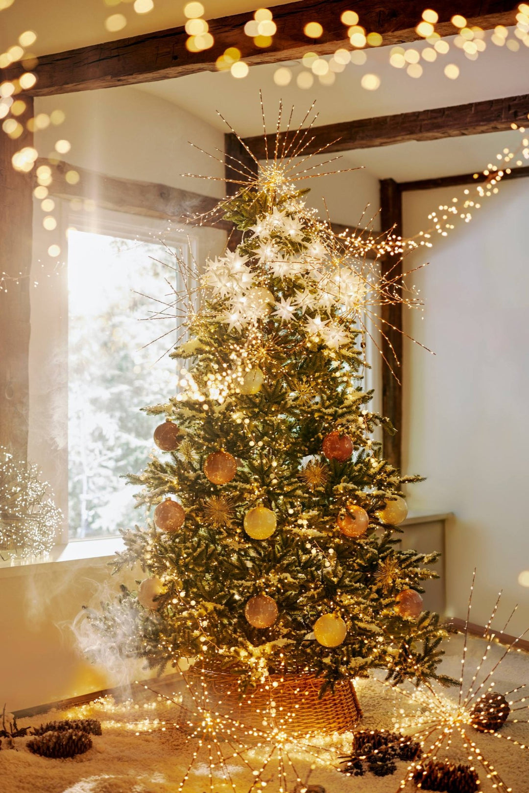 Supernova Twinkling Hanging Light - Clementine Home Floral Gift