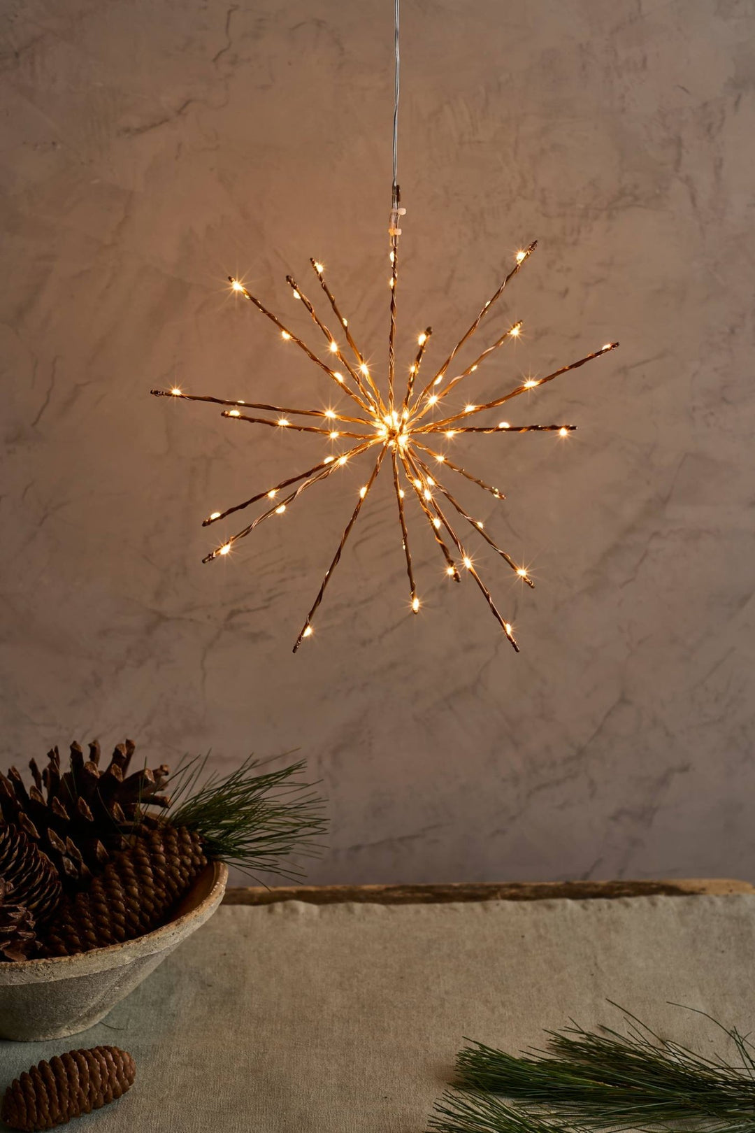 Supernova Twinkling Hanging Light - Clementine Home Floral Gift