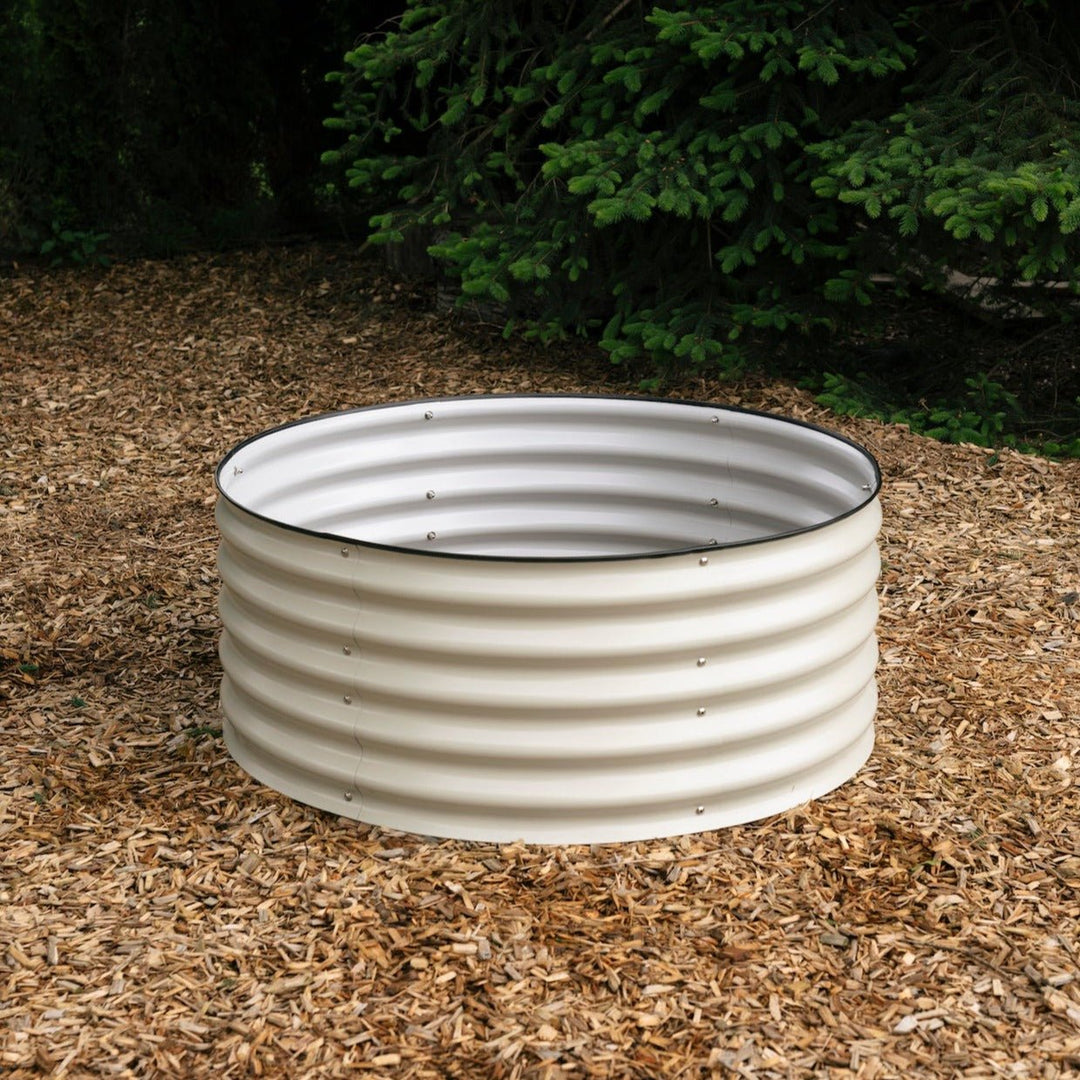 Tall Large Round Raised Garden Bed - Multiple Heights - Clementine Home Floral Gift