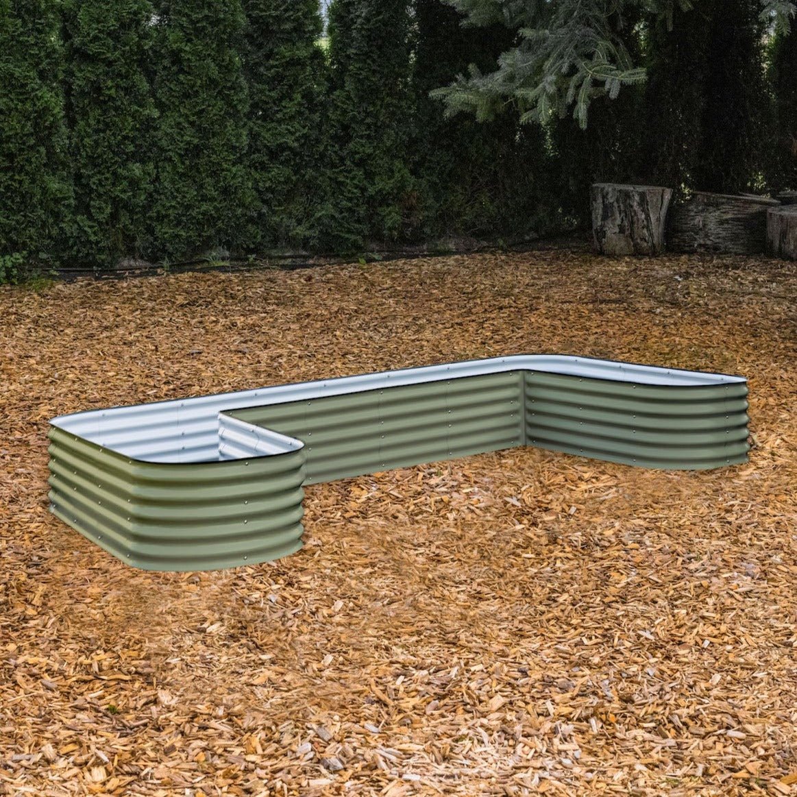 Tall U - Shape Raised Garden Bed - Multiple Heights - Clementine Home Floral Gift