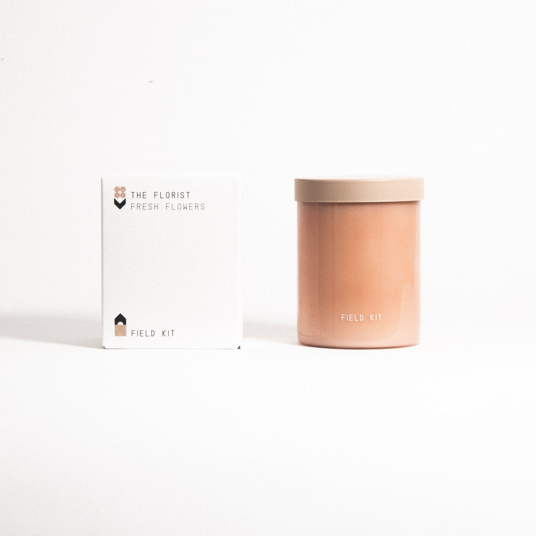 The Florist Glass Candle - Clementine Home Floral Gift