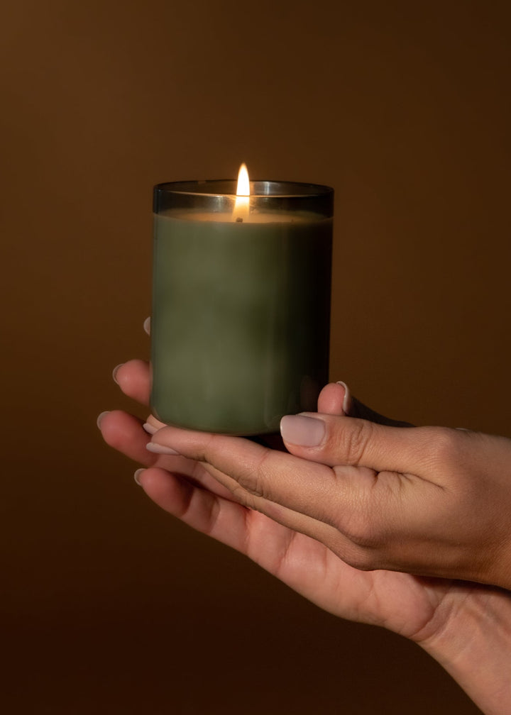 The Greenhouse Glass Candle (Fall '24 Add - On) - Clementine Home Floral Gift