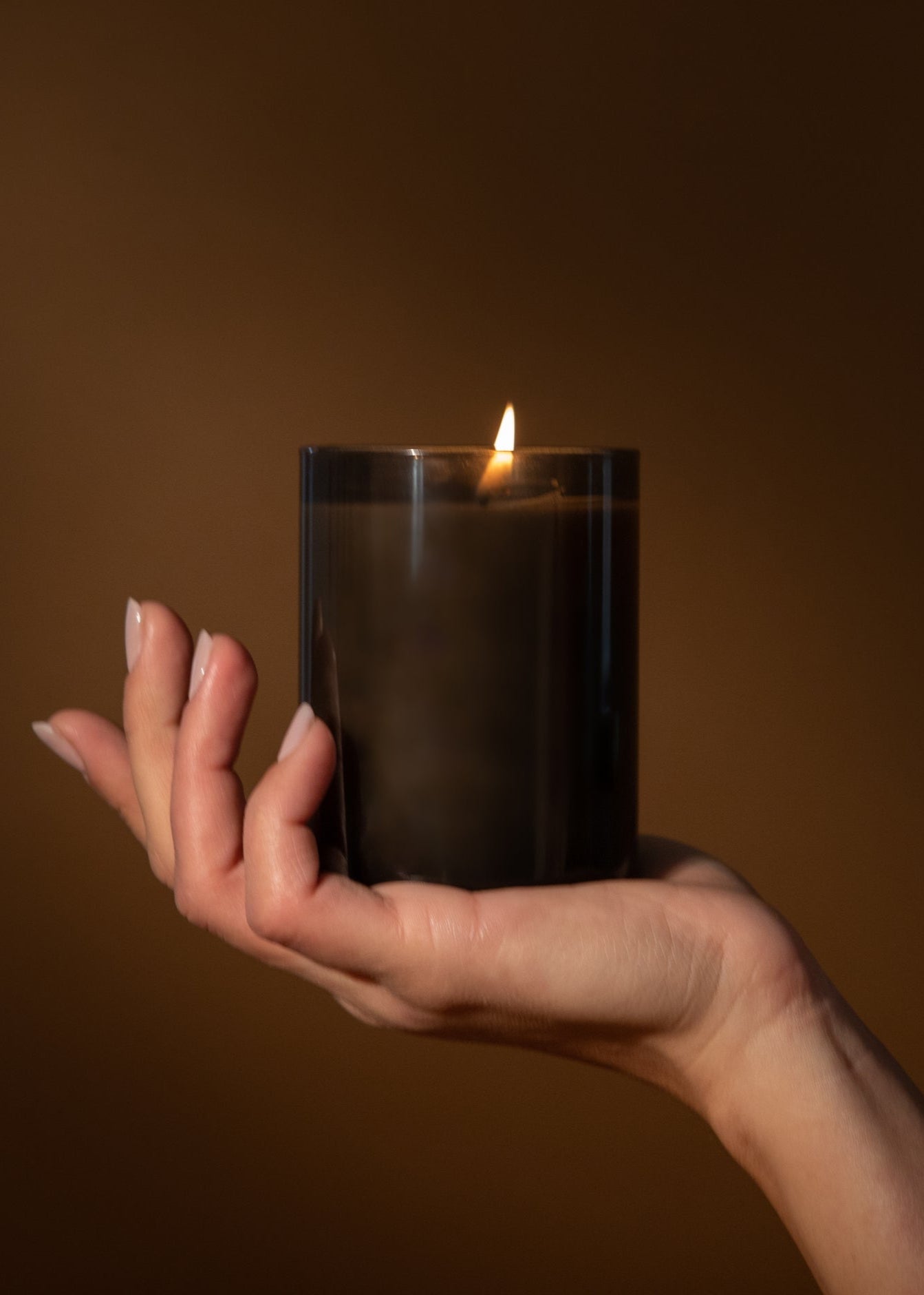 The Lumberjack Glass Candle - Clementine Home Floral Gift