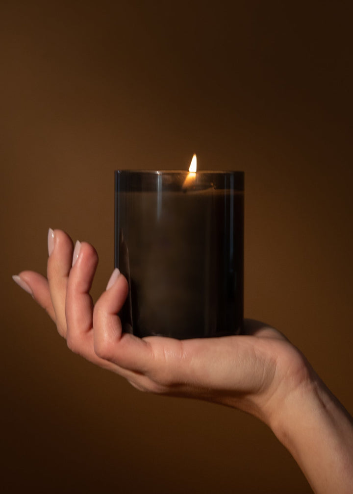 The Lumberjack Glass Candle - Clementine Home Floral Gift