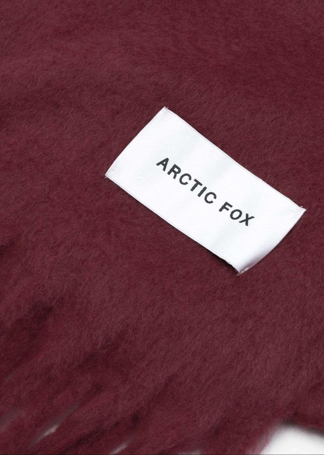 The Reykjavik Scarf – 100% Recycled – Burgundy - Clementine Home Floral Gift