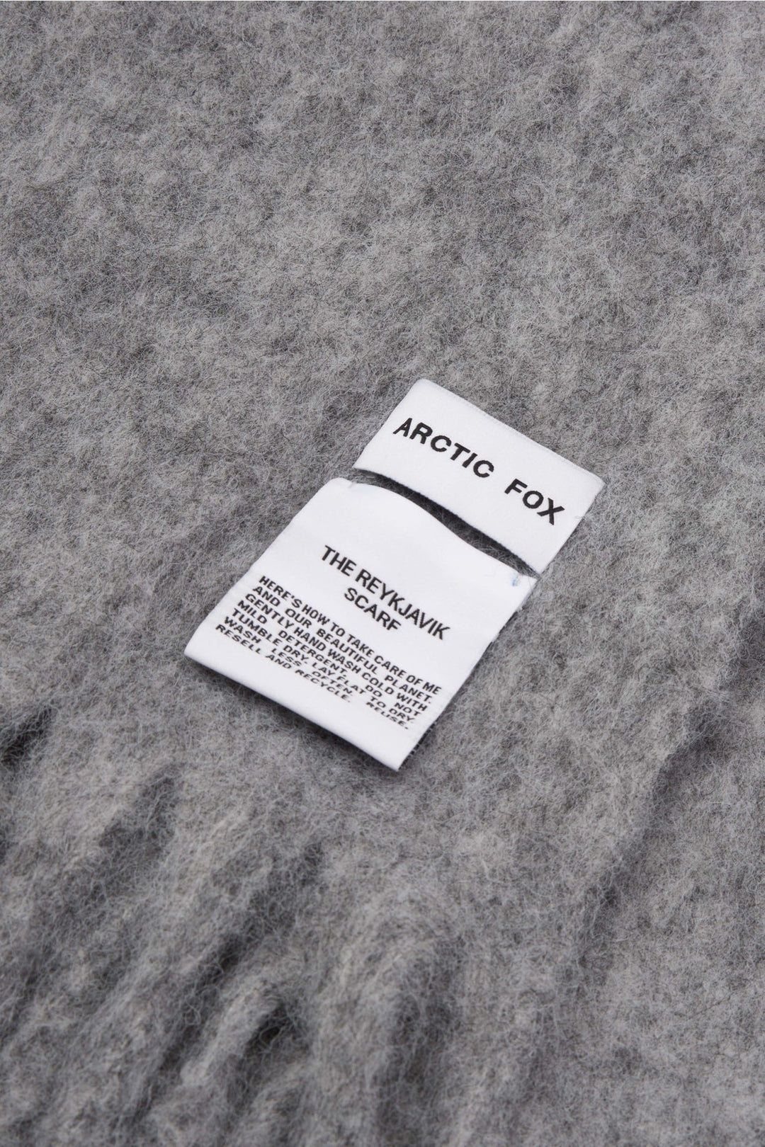 The Reykjavik Scarf with Rws Wool - Grey - Clementine Home Floral Gift