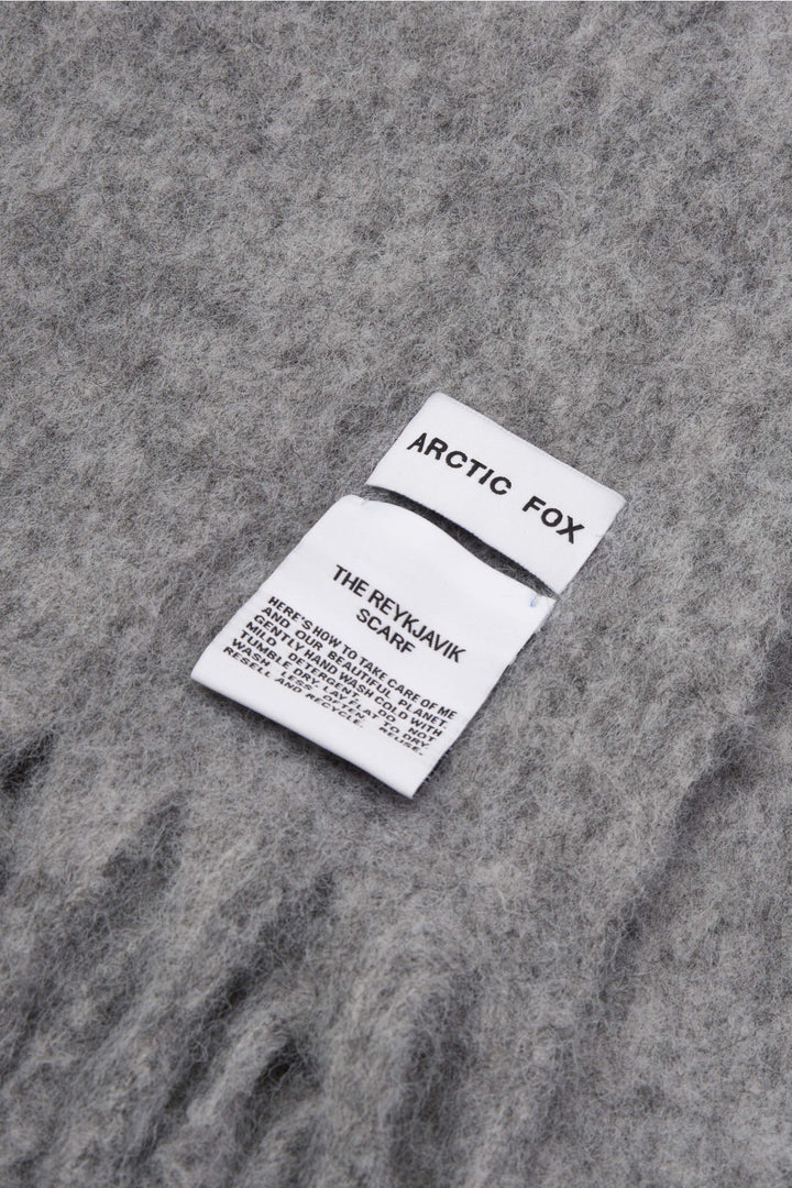 The Reykjavik Scarf with Rws Wool - Grey - Clementine Home Floral Gift