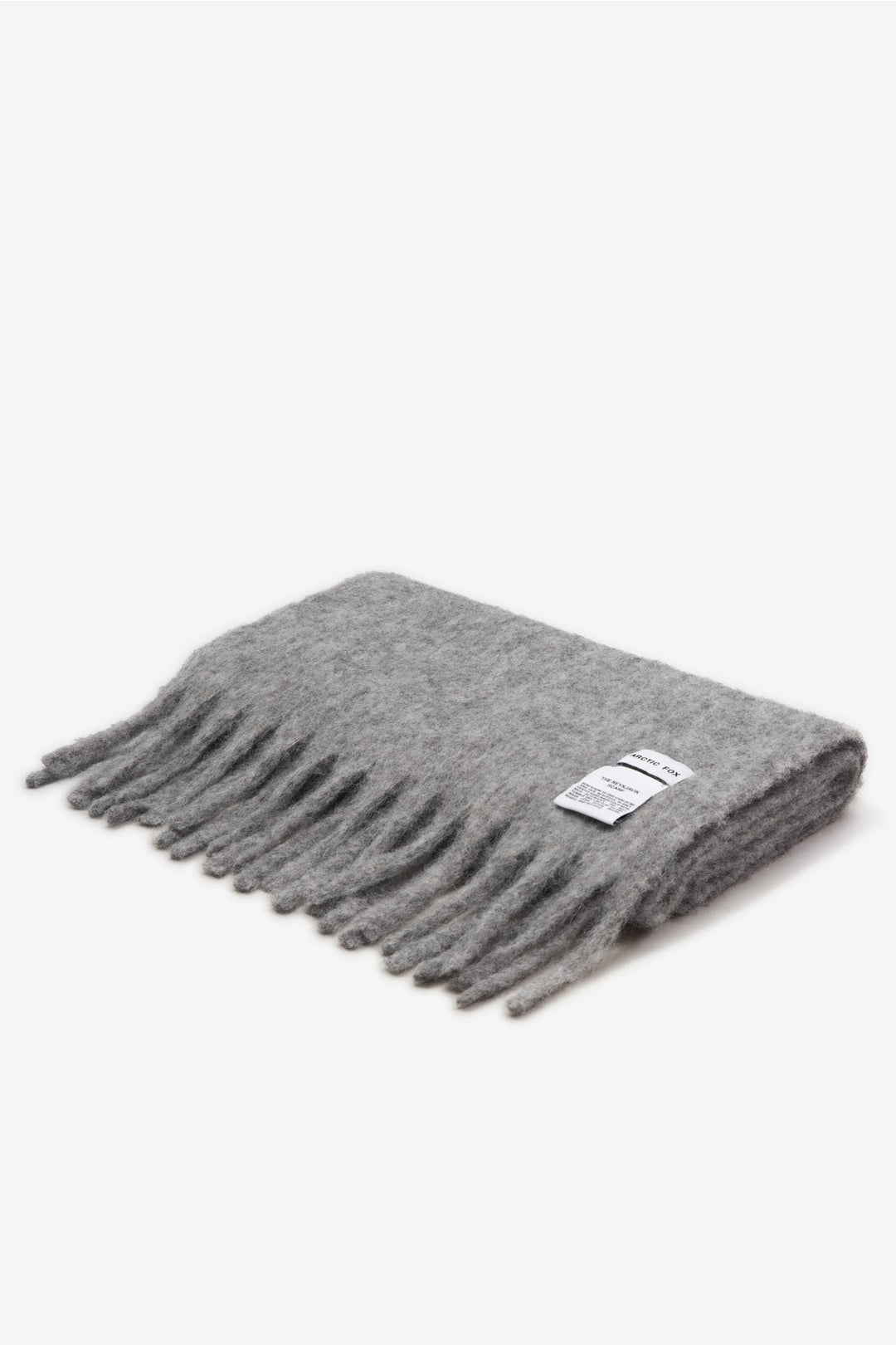 The Reykjavik Scarf with Rws Wool - Grey - Clementine Home Floral Gift