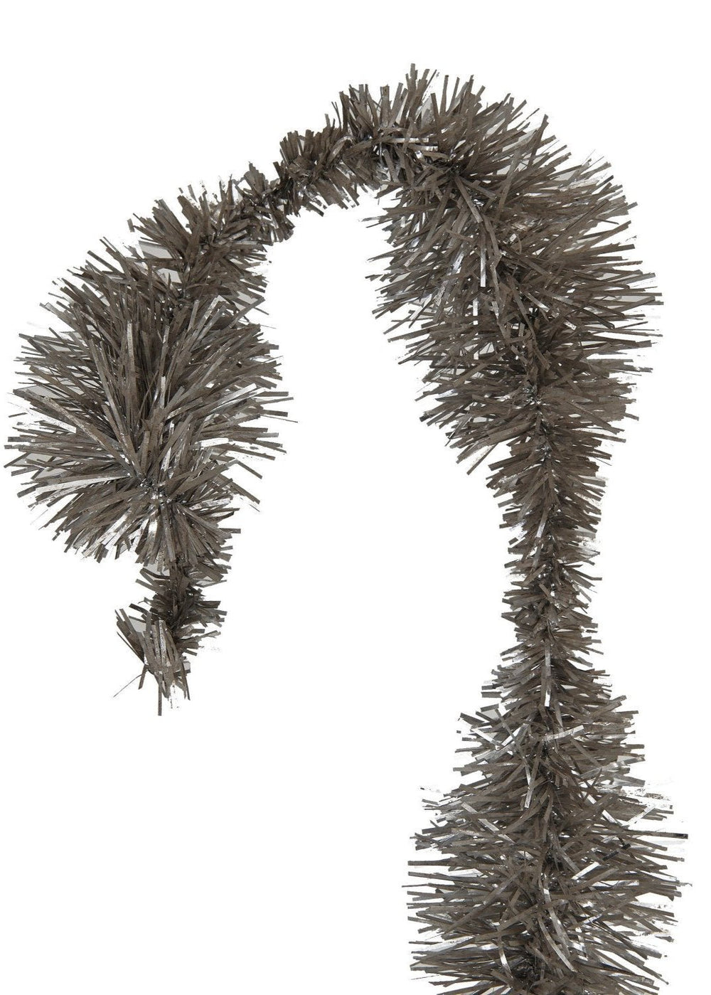 Tinsel Garland – Antique Silver Finish - Clementine Home Floral Gift