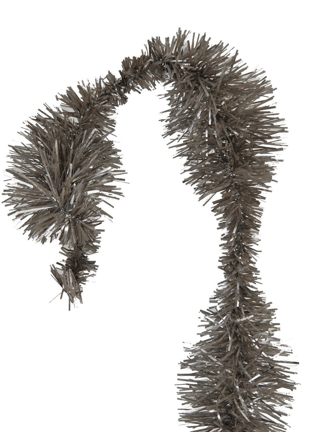Tinsel Garland – Antique Silver Finish - Clementine Home Floral Gift