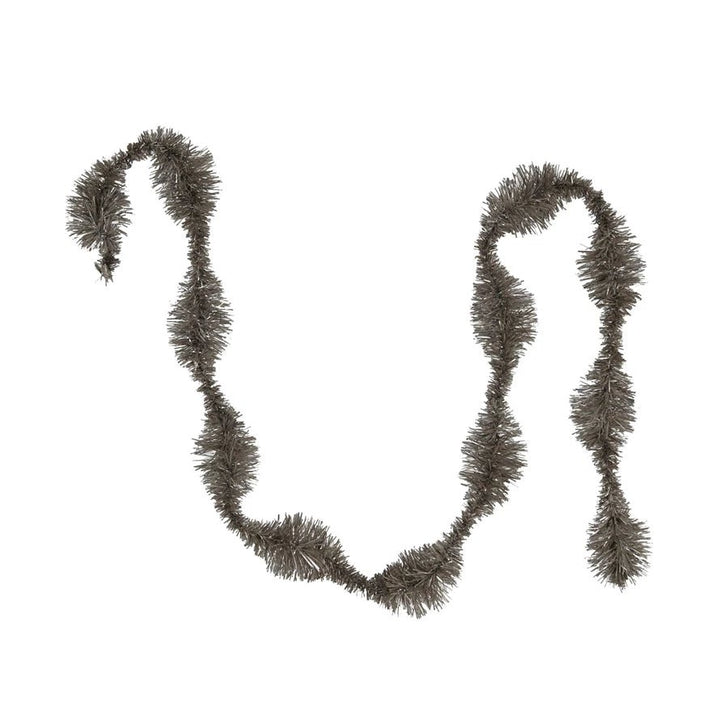 Tinsel Garland – Antique Silver Finish - Clementine Home Floral Gift