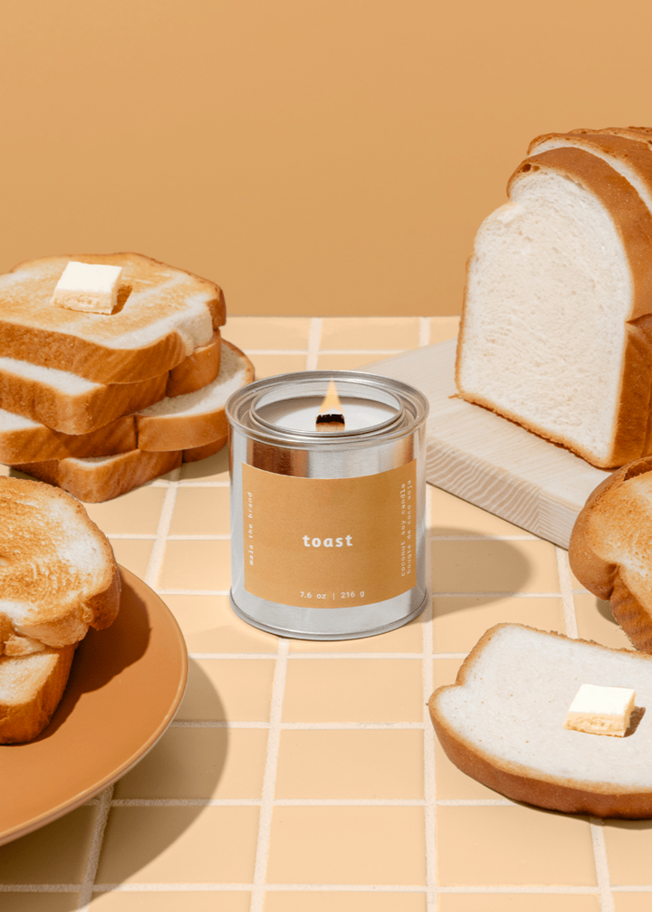 Toast Candle - Clementine Home Floral Gift