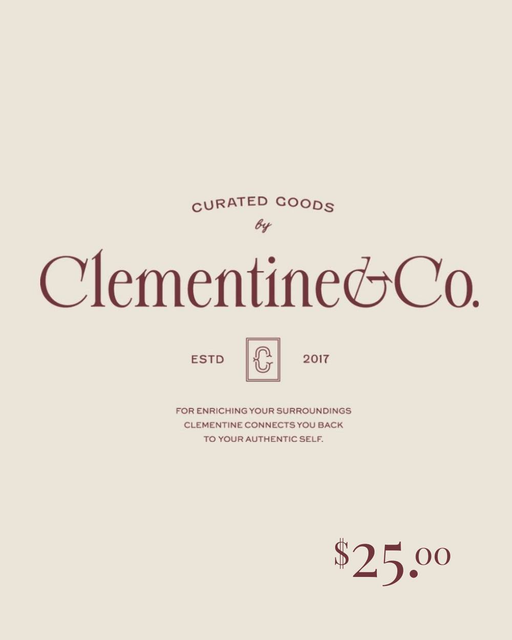 Virtual Gift Card - Clementine Home Floral Gift