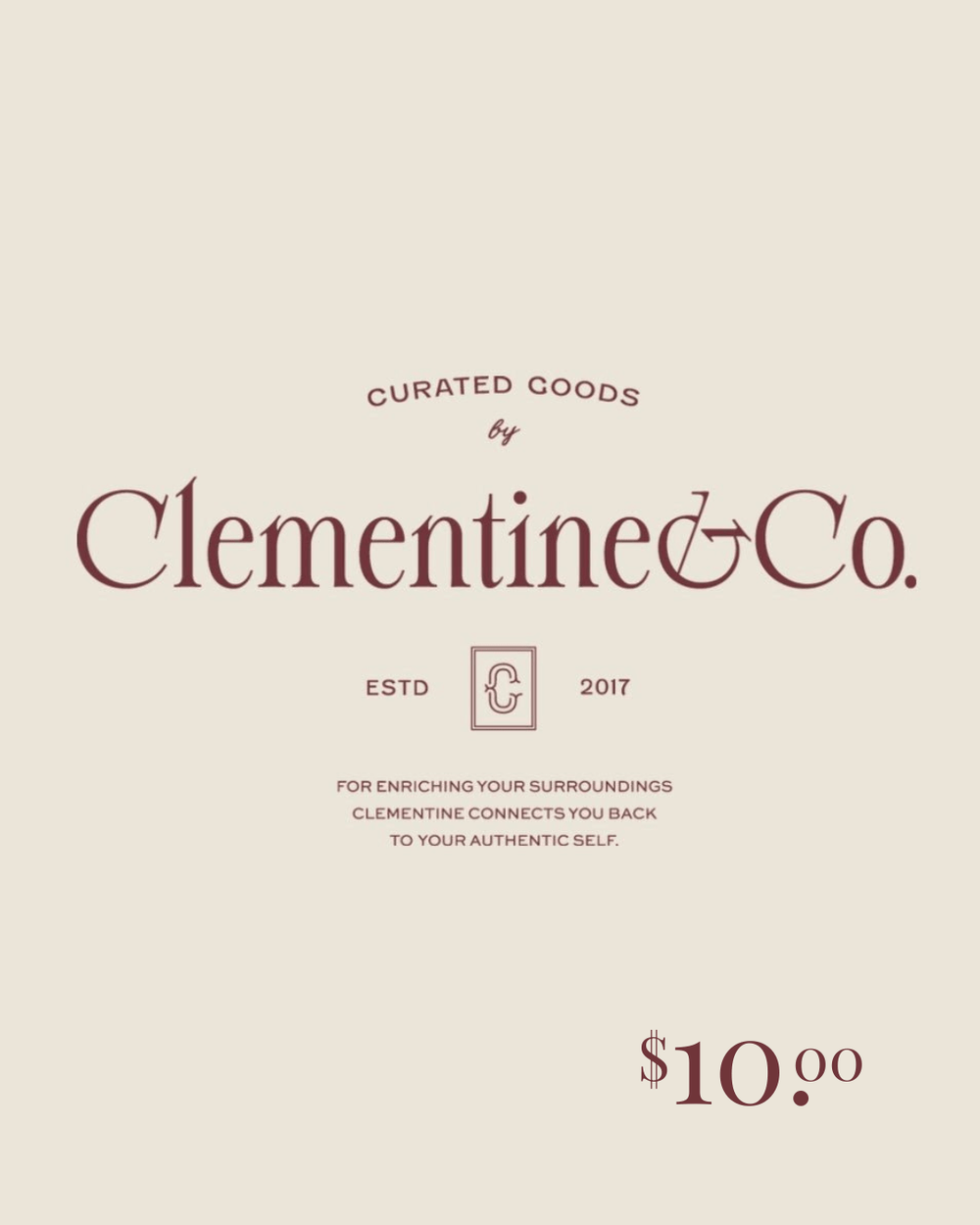 Virtual Gift Card - Clementine Home Floral Gift