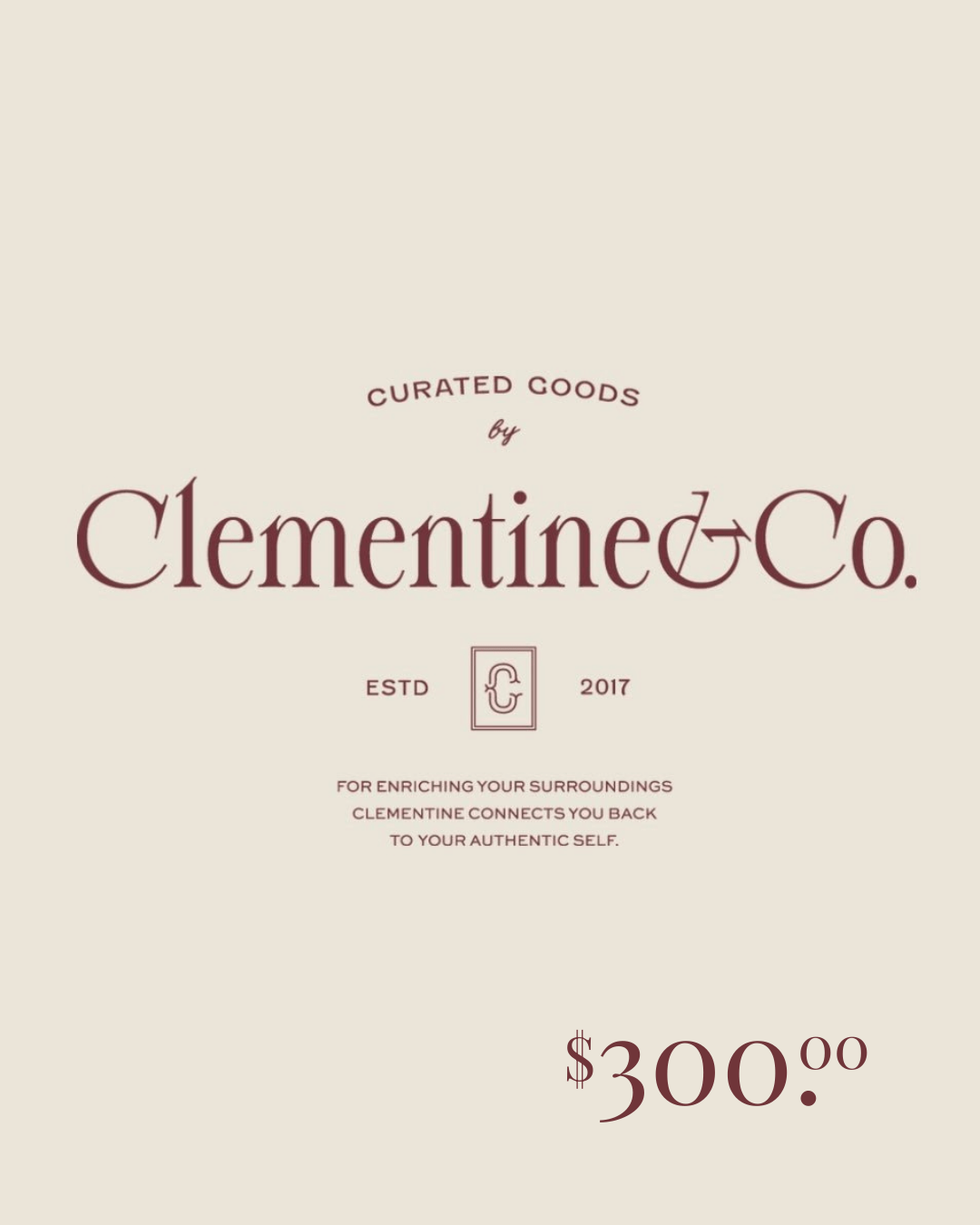 Virtual Gift Card - Clementine Home Floral Gift