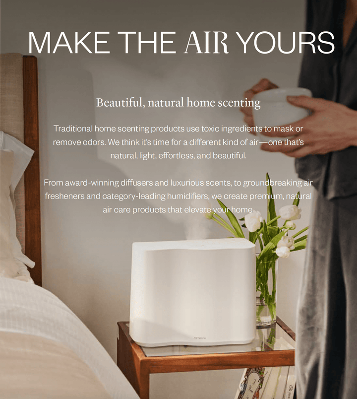 Vitruvi Cloud Humidifier (Fall '24 Add - On) - Clementine Home Floral Gift
