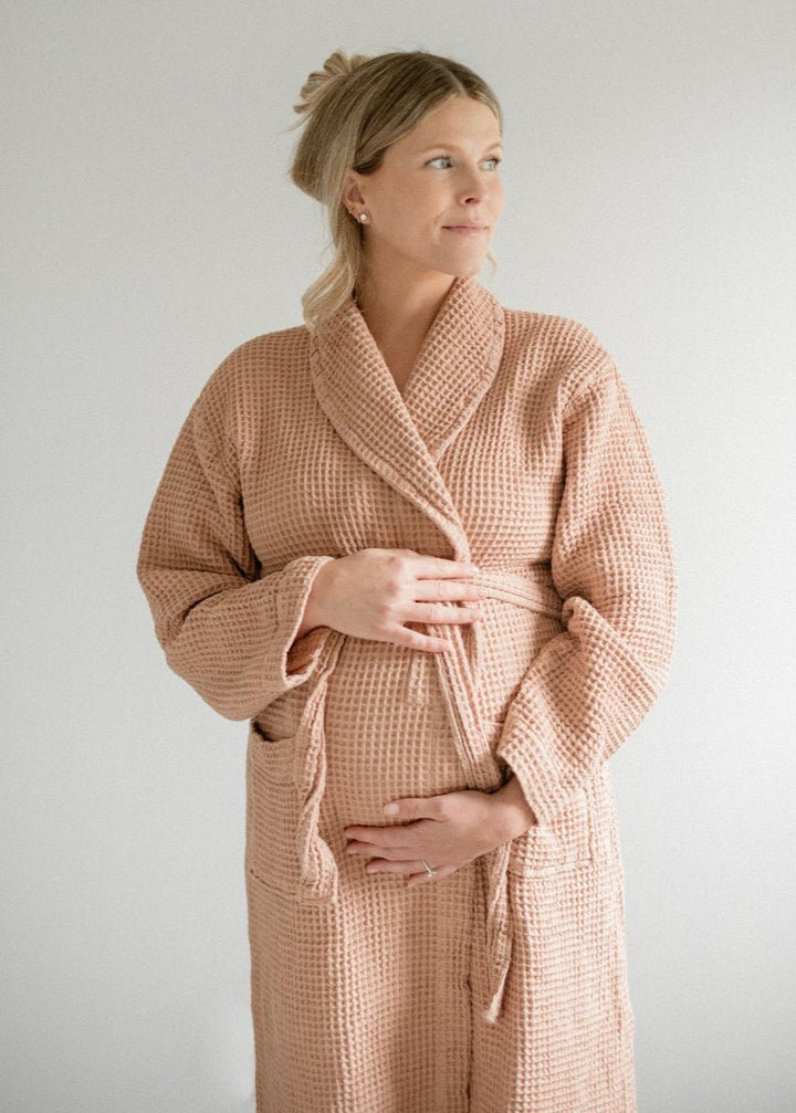 Waffle Robe - Nougat (Winter '24 Add - On) - Clementine Home Floral Gift