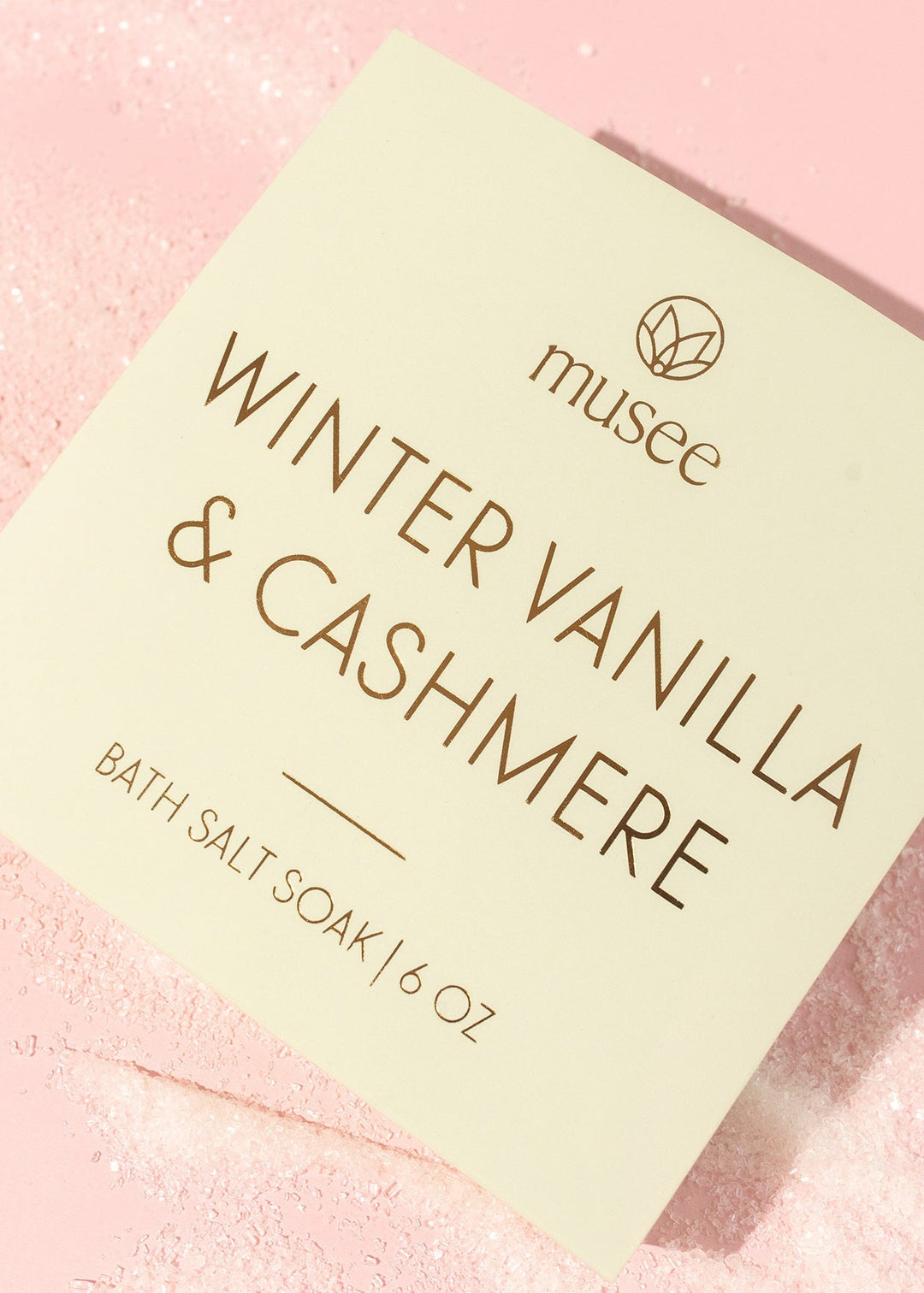Winter Vanilla & Cashmere Mini Bath Salt Soak - Clementine Home Floral Gift