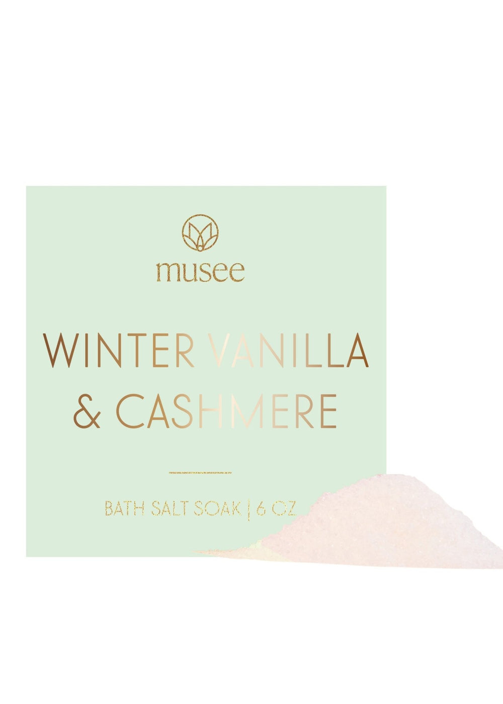 Winter Vanilla & Cashmere Mini Bath Salt Soak - Clementine Home Floral Gift