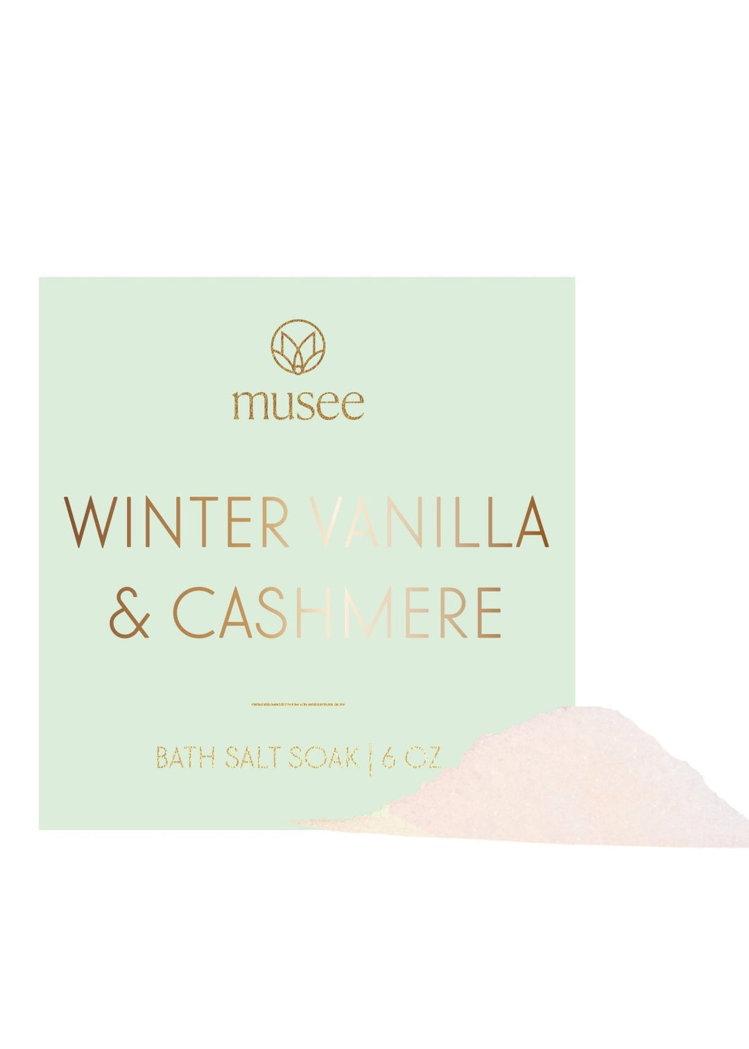 Winter Vanilla & Cashmere Mini Bath Salt Soak - Clementine Home Floral Gift
