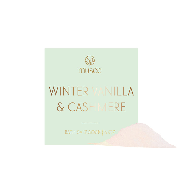 Winter Vanilla & Cashmere Mini Bath Salt Soak