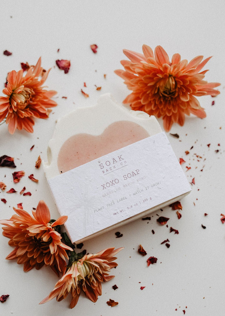 Xoxo Soap Bar - Clementine Home Floral Gift