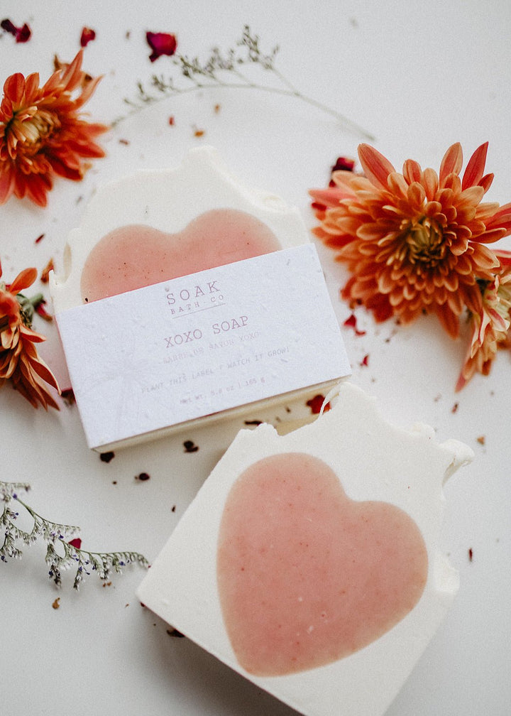 Xoxo Soap Bar - Clementine Home Floral Gift