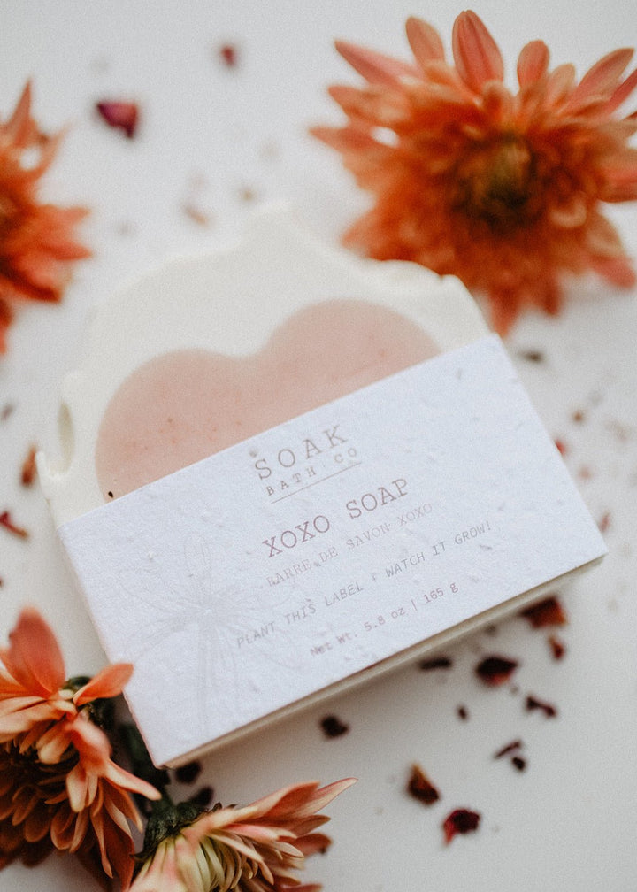 Xoxo Soap Bar - Clementine Home Floral Gift