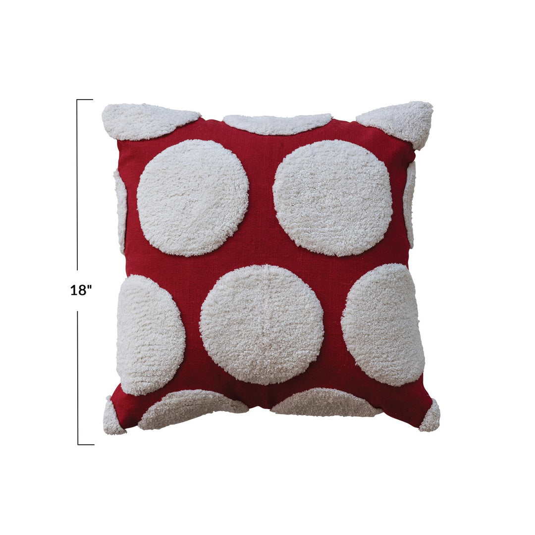 Tufted Dot Pillow