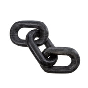 Marble Chain Link Decor - Black