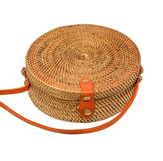 Add-On : Camilla Round Rattan Bag