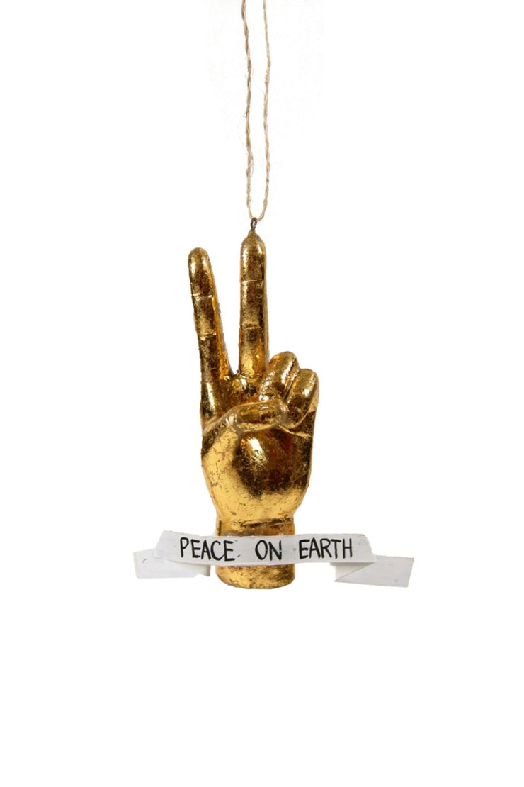 PEACE HAND Ornament