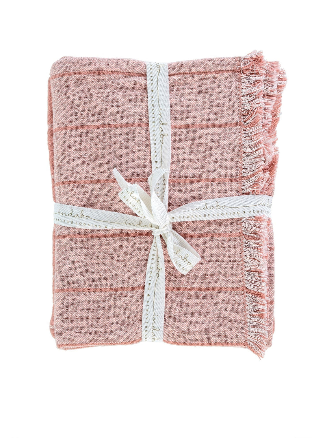 Baker Stripe Tea Towels, Set of 2 - Pink - Clementine Home Floral Gift
