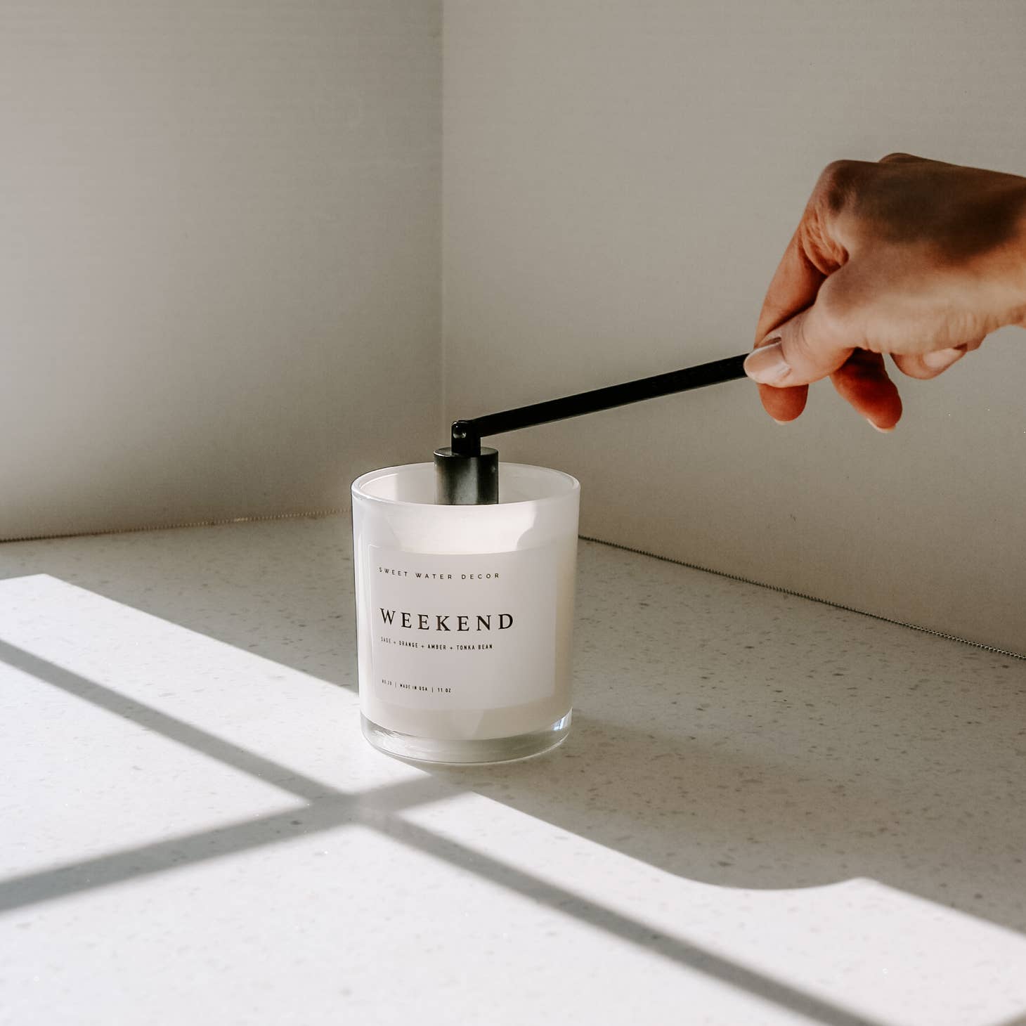 Black Candle Snuffer - Clementine Home Floral Gift