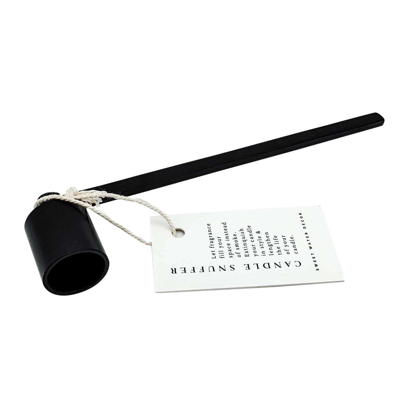 Black Candle Snuffer - Clementine Home Floral Gift