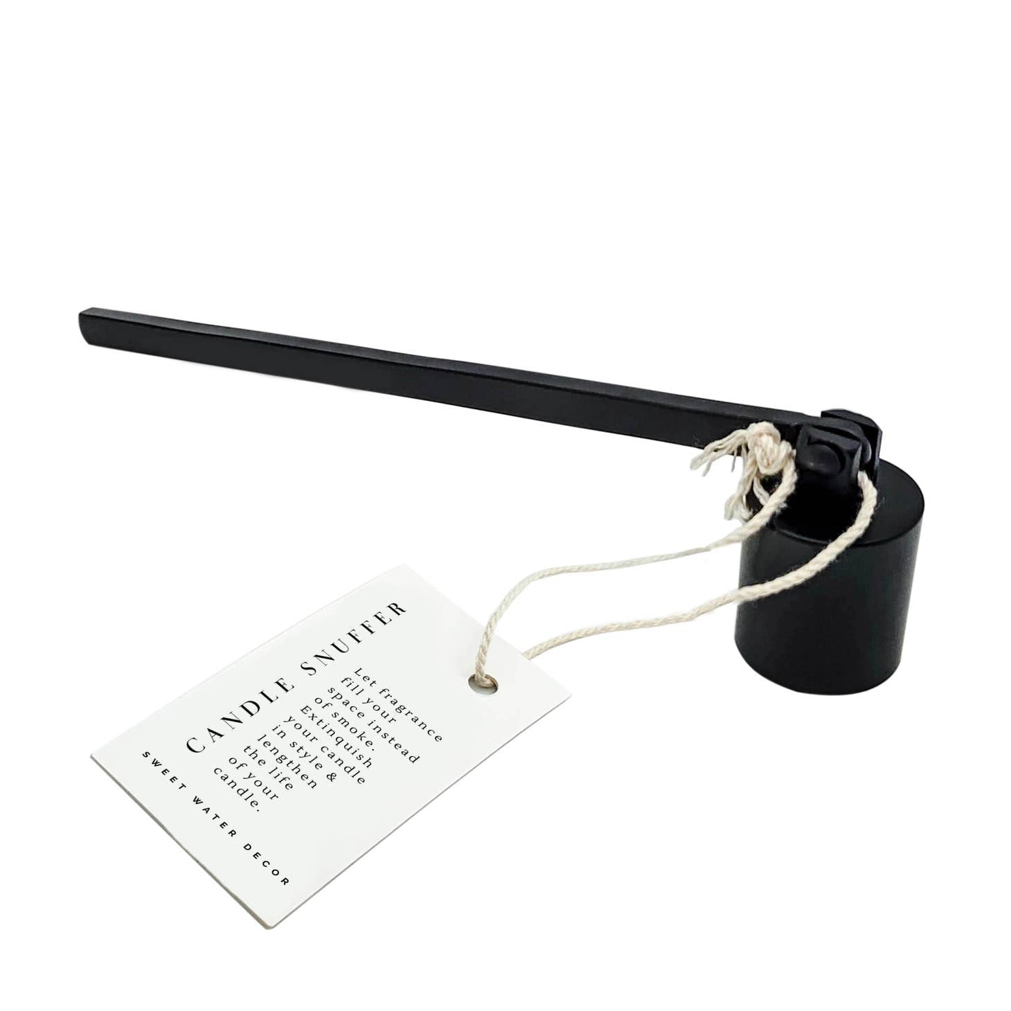 Black Candle Snuffer - Clementine Home Floral Gift