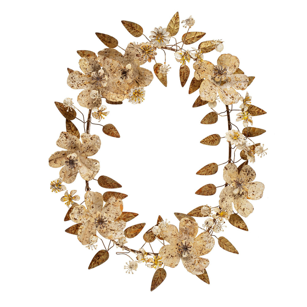 Bloom Oval Wreath - Clementine Home Floral Gift