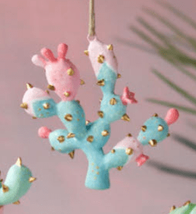 Cactus Ornament - Clementine Home Floral Gift