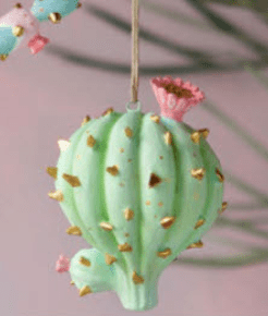 Cactus Ornament - Clementine Home Floral Gift
