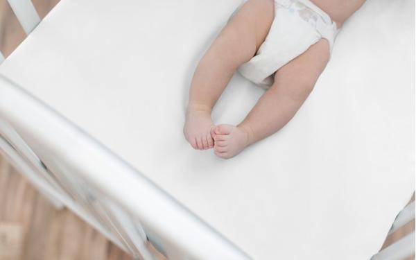 Fitted Crib Sheet - White
