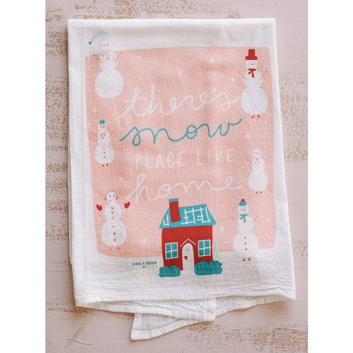 Snow Place Like Homer Flour Sack Tea Towel