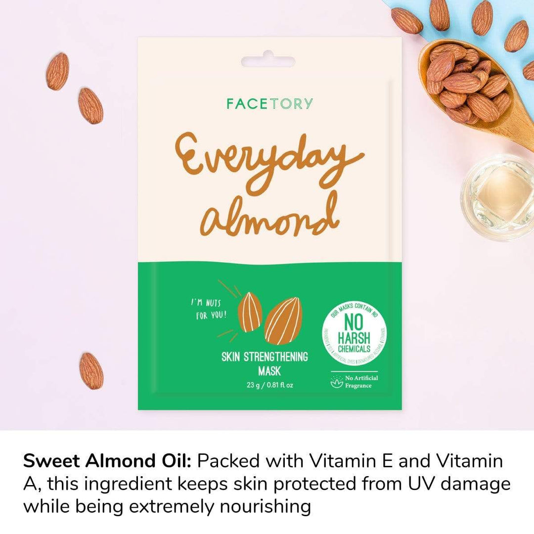 Everyday, Almond Skin Strengthening Mask - Clementine Home Floral Gift