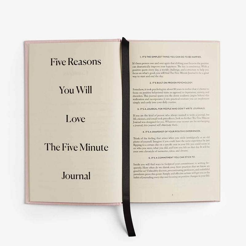 Five Minute Journal - Clementine Home Floral Gift