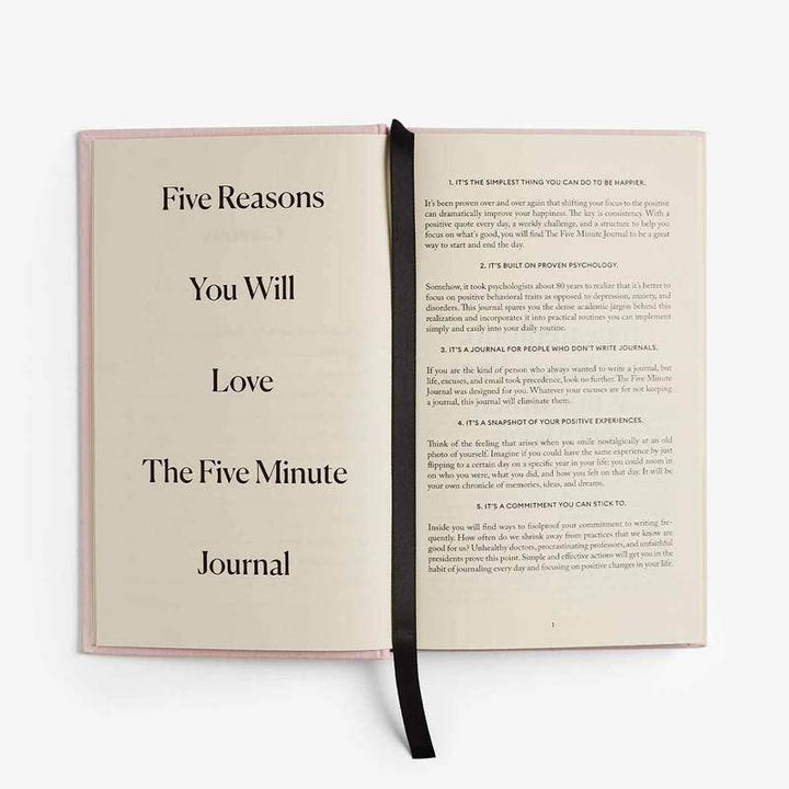 Five Minute Journal - Clementine Home Floral Gift