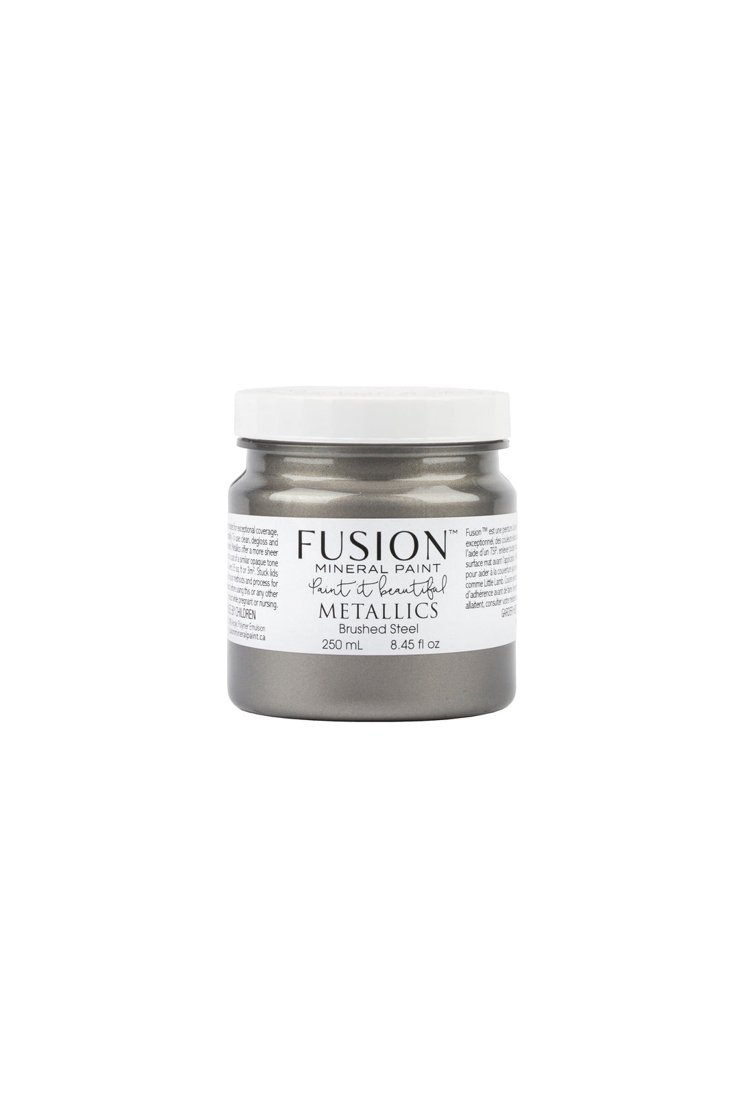 Fusion Mineral Paint- Brushed Steel