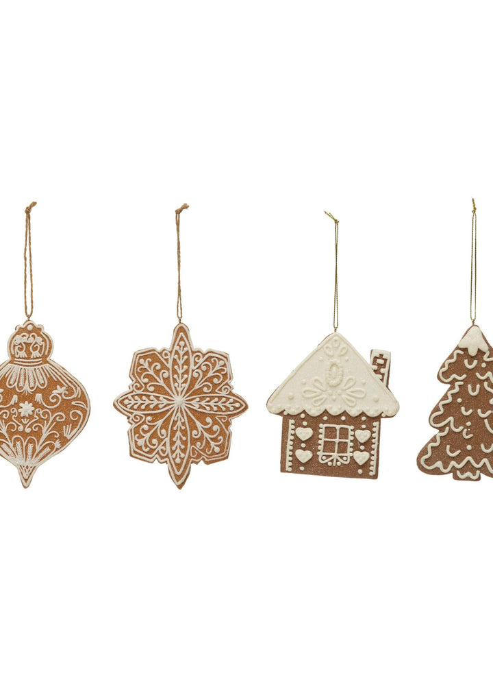 Gingerbread Cookie Ornament - Clementine Home Floral Gift