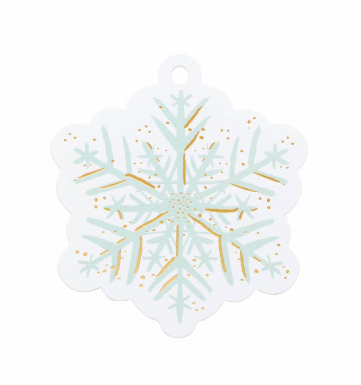 Snowflake Die-Cut Gift Tag