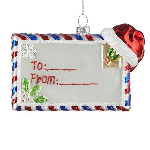 Letter to Santa Ornament - Clementine Home Floral Gift
