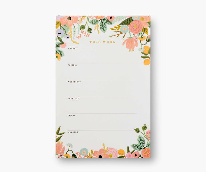 Large Memo Notepad - Garden Party